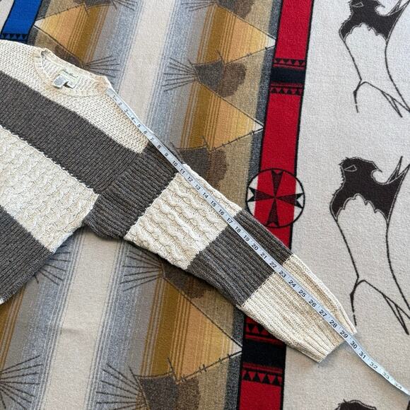 Vintage 90s Men’s Eddie Bauer Pullover Knit Sweater Size Small Chunky Fisherman - Picture 9 of 9